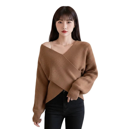 Women's Batwing Sleeve Loose Fit Pullover Sweater